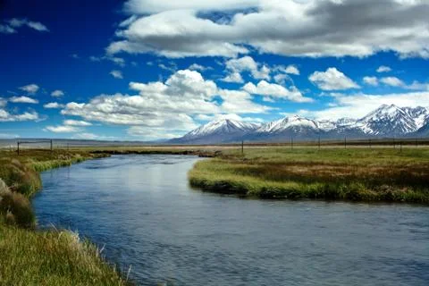 Owens River HDR Stock Photos