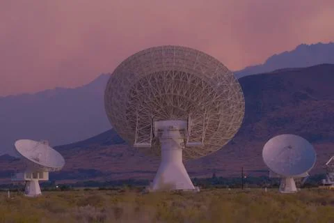 Owens Valley Radar Fire California Foto stock