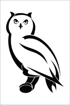 Owl 1 Stock Illustration