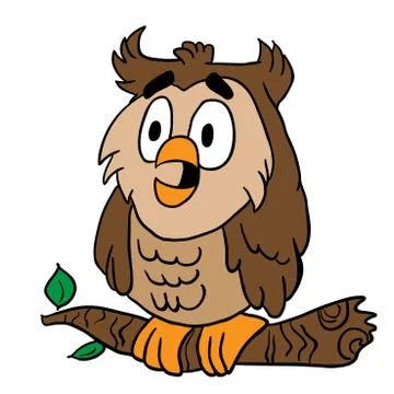 Owl 1 Stock Illustration