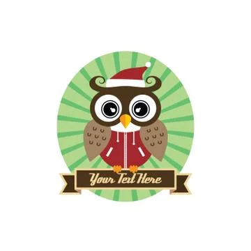Owl art theme Stock-Illustration