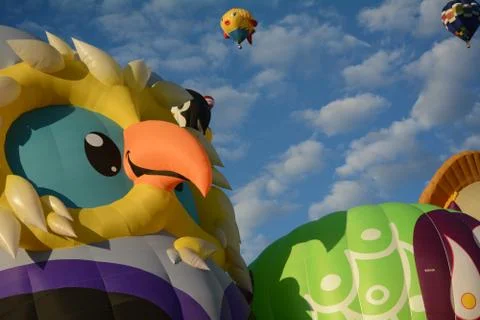 The Owl Balloon Stockfoto's