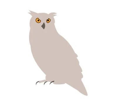 Owl cartoon illustration Stock-Illustration