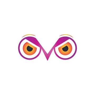 Owl eye Stock Illustration