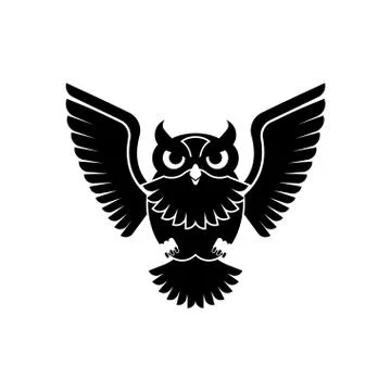 Owl icon. Eagle-owl bird sign. vector illustration Stock-Illustration