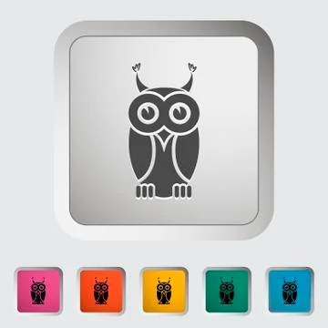 Owl icon Stock Illustration