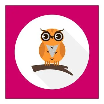 Owl icon Stock Illustration