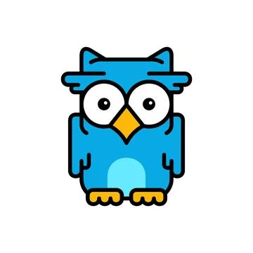 Owl icon Stock Illustration