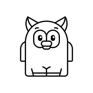 Owl icon Stock Illustration