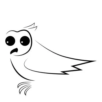 Owl icon vector illutration Stock Illustration