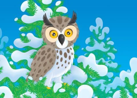 Owl Stock Illustration