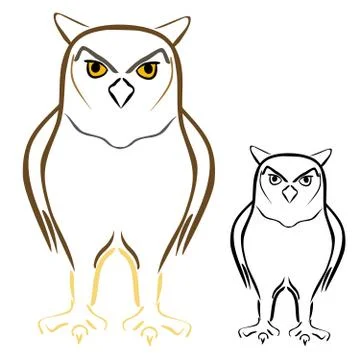 Owl Stock Illustration