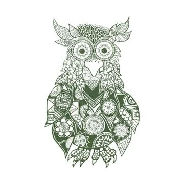 Owl Stock Illustration