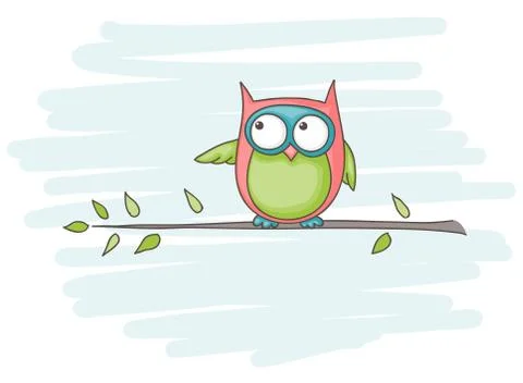 Owl Stock Illustration