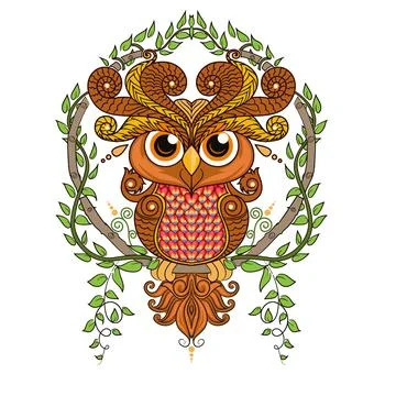 Owl Illustrazione stock