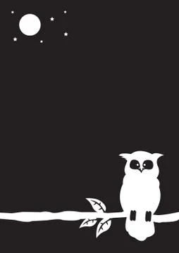 Owl illustration 스톡 일러스트