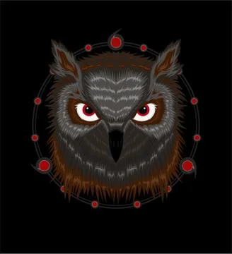 Owl illustration Stock Illustration