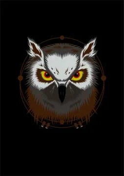 Owl illustration Stock-Illustration