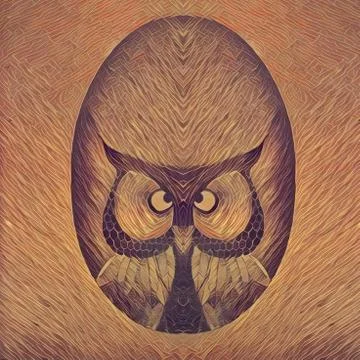 Owl illustration Stock Illustration
