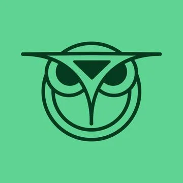 Owl Logo Design Illustration vector for digital and print design Stock Illustration