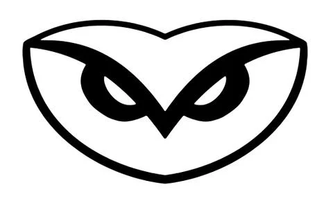 Owl logo Stock Illustration