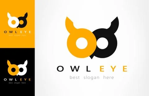 Owl logo Stock Illustration