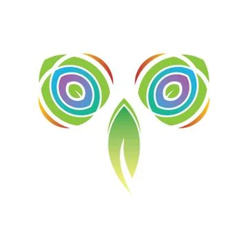 Owl logo Stock Illustration