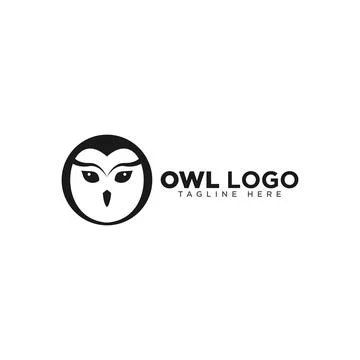 Owl logo Stock Illustration