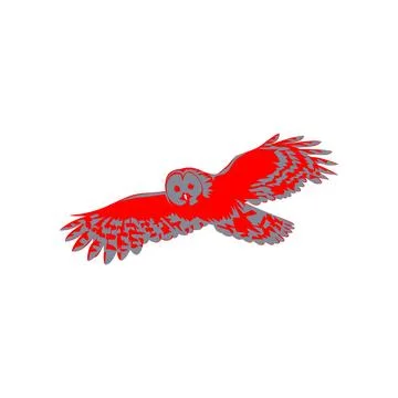 Owl logo Stock Illustration