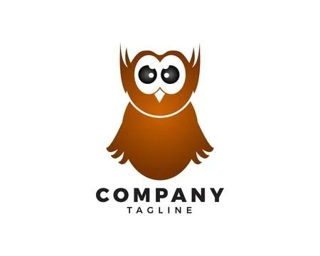 Owl logo vector icon illustration Stock Illustration