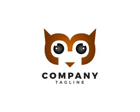 Owl logo vector icon illustration Stock Illustration
