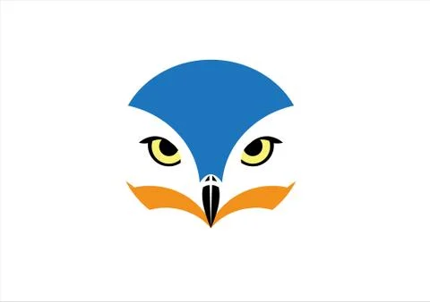 Owl Logos on a white background in vector illustration Stock Illustration