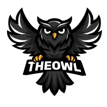 Owl mascot logo design vector with modern illustration concept style for badg Stock Illustration