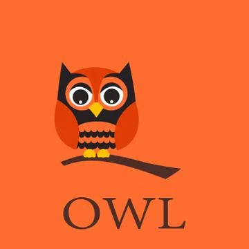 Owl pattern Stock Illustration