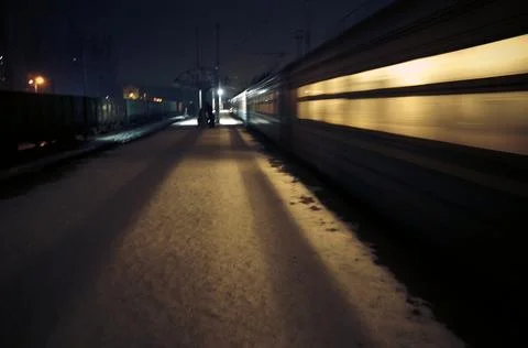 The owl train Stock Photos