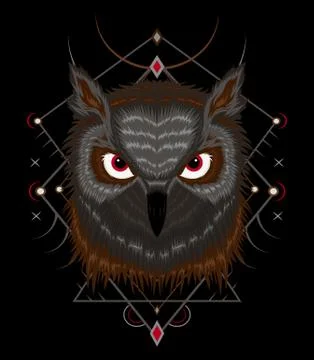 Owl vector. Illustration of owl Stock Illustration