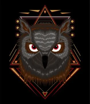 Owl vector. Illustration of owl Stock Illustration