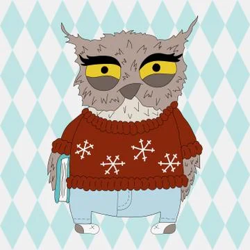 Owl, vector object Stock Illustration