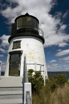 Owl's Head Lighthouse Stock Photos