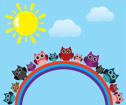 Owls Stock Illustration