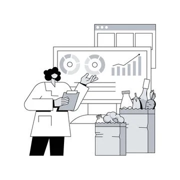 Own consumption abstract concept vector illustration. Stock Illustration
