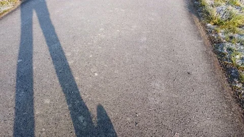 Own shadow Stock Footage 230971354