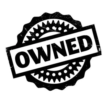 Owned rubber stamp Stock Illustration