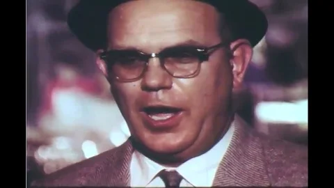 An owner of a food processing plant is interviewed at his factory Stock Footage 118404372