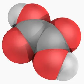 Oxalic acid molecule Stockillustratie
