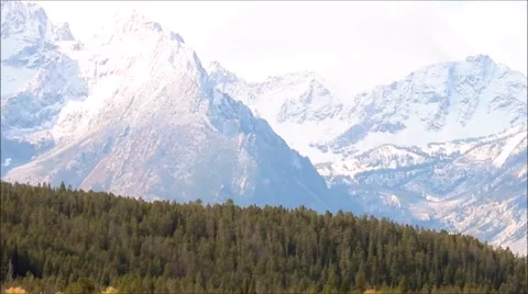Oxbow Bend Pan Stock Footage 45291674
