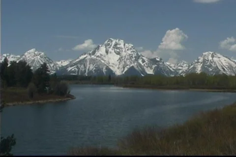 OxBowBend Tetons Stock Footage 538032
