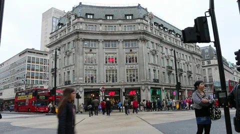 OXFORD CIRCUS Stock Footage 38816518