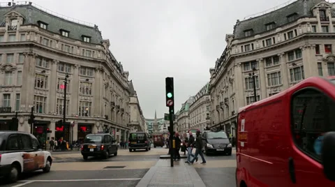 OXFORD CIRCUS Stock Footage 38818490