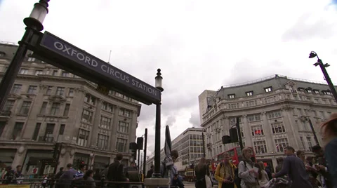 Oxford Circus Station Stock Footage 39228630